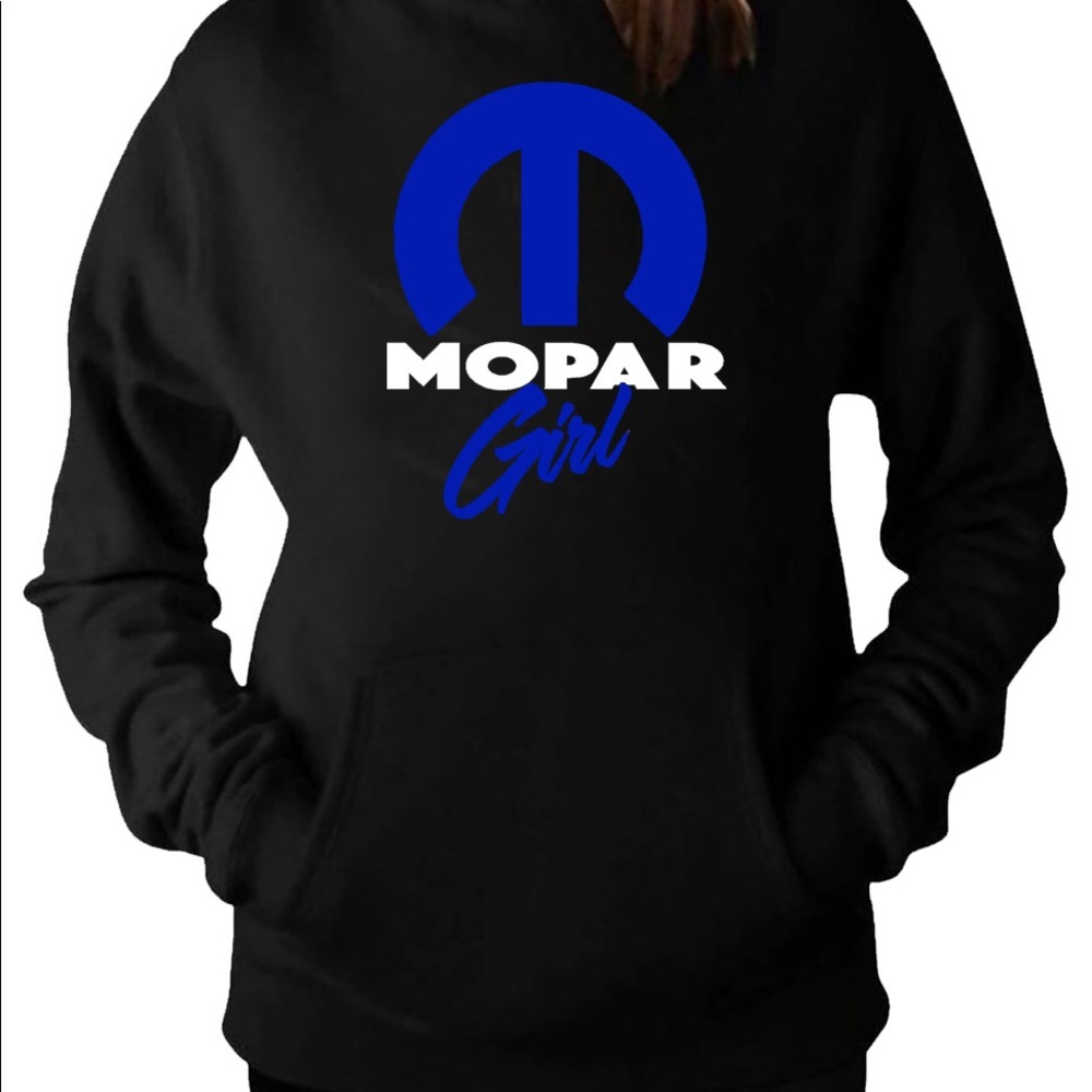 Mopar Girl Cute Black  Hoodie